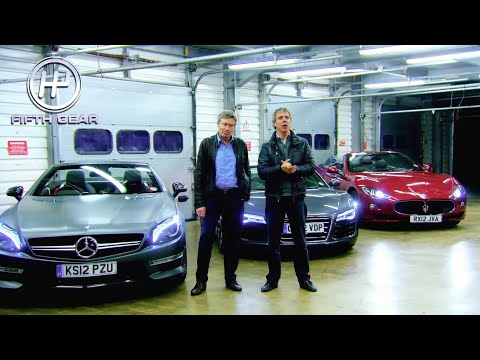 Tiff VS Plato Grand Tourer Challenge: Merc VS Audi VS Maserati | Fifth Gear