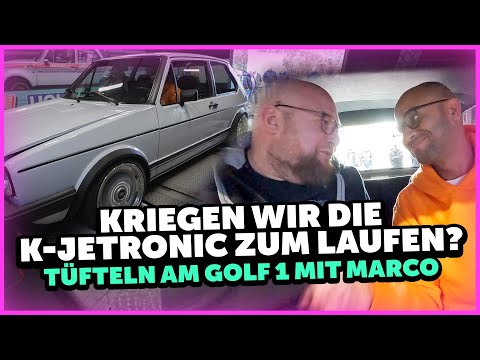 JP Performance - Tüfteln am Golf 1 mit Marco! | Kriegen wir die K-Jetronic zum laufen?