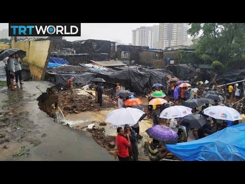 India Flooding: Monsoon rain causes wall collapse in Mumbai