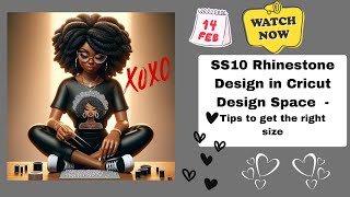 DIY and Handmade Rhinestone Design using Hotfix SS10 Rhinestones in Cricut Design Space