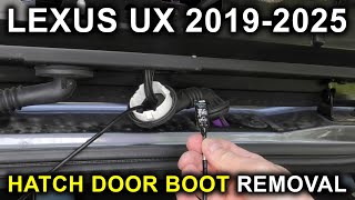 Lexus UX (2019-2025): How To Remove Hatch Door Rubber Boot And Run Dashcam Wire Through It?