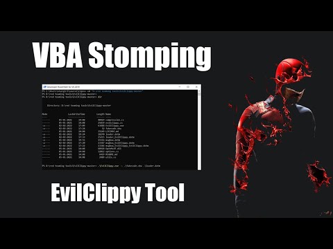 Automating VBA Stomping with EvilClippy