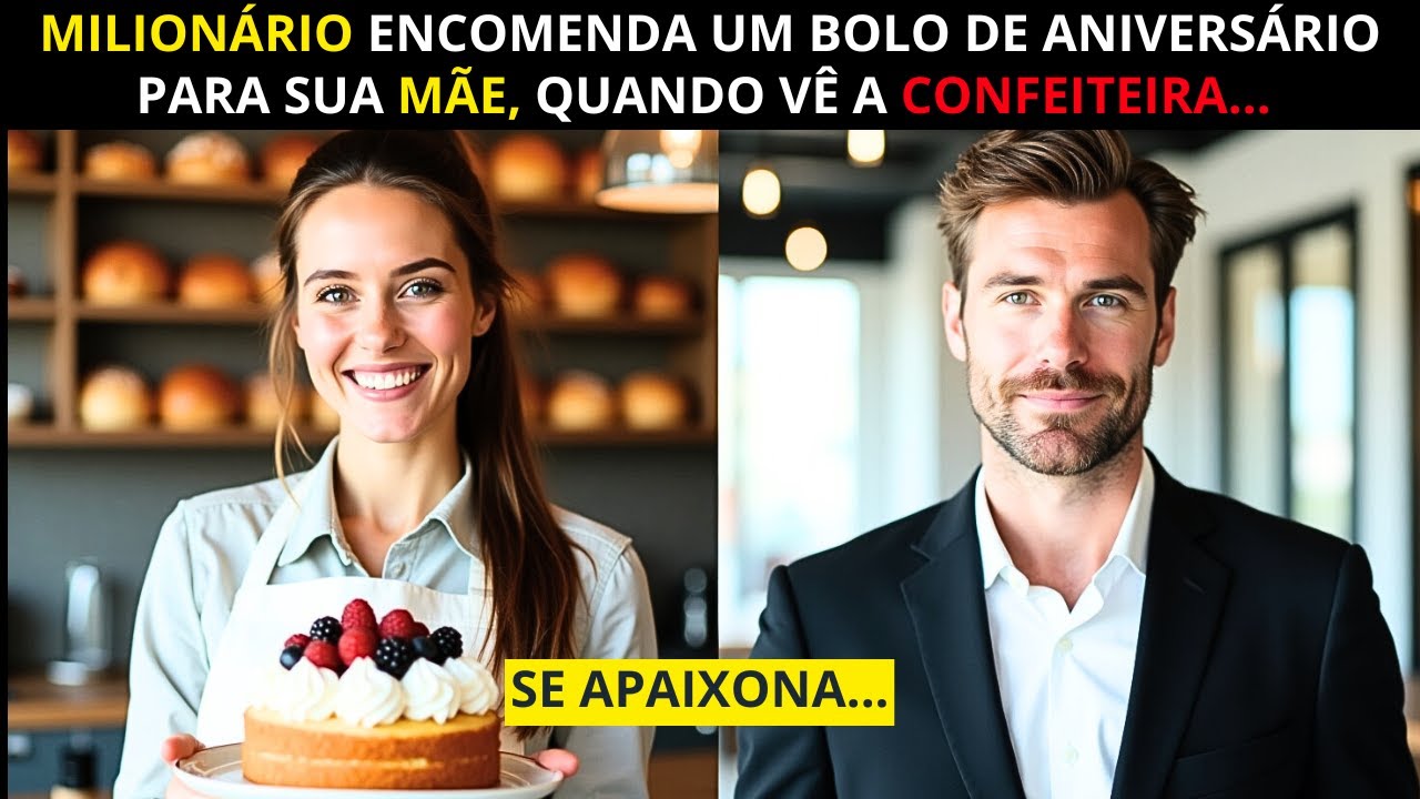 MILIONÁRIO ENCOMENDA UM BOLO DE ANIVERSÁRIO PARA SUA MÃE, QUANDO VÊ A CONFEITEIRA, SE APAIXONA...