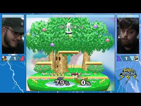 Thunder Throwdown - Winners Top 16 - Studebacher Hoch (Captain Falcon) VS Me | Fury (Fox) - SSBM
