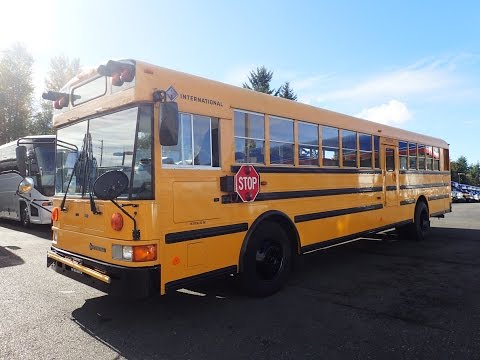 2001 International RE Series 48 Adults or 72 Kids School Bus - B16153