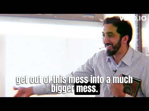 The Solution to Escape Hardship - Khutbah by Nouman Ali Khan (PART 2)