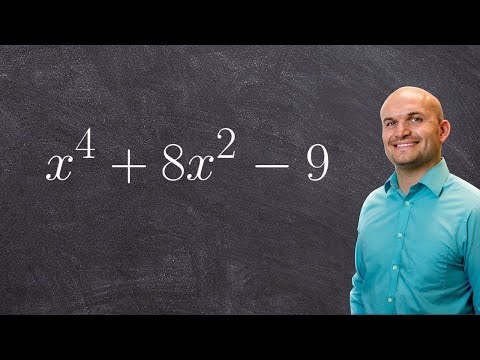 Factoring a polynomial to the fourth power using factoring to second power