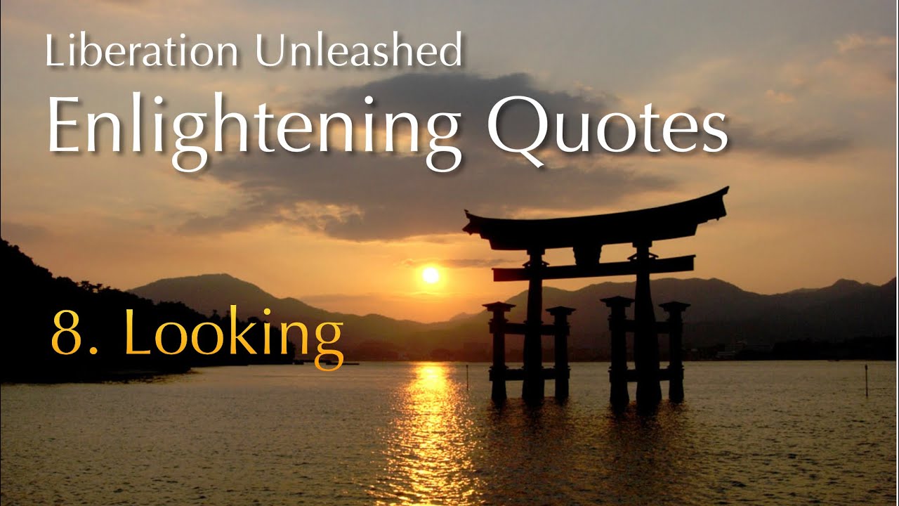 LU Enlightening Quotes - 08 - Looking