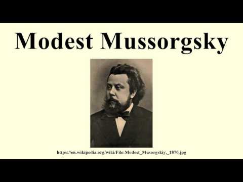 Modest Mussorgsky