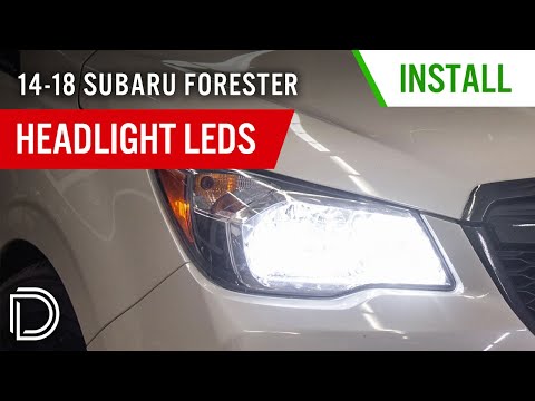 How to Install 2014-2018 Subaru Forester Headlight LEDs | Diode Dynamics