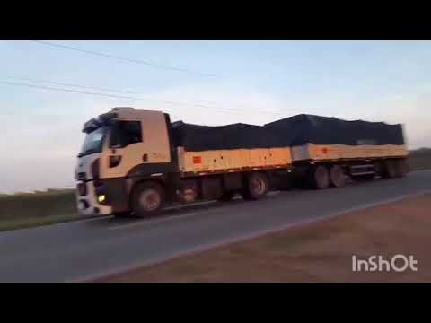 CAMIONES EN RP1 , SAN FRANCISCO , CORDOBA , ARGENTINA , VIDEO 292