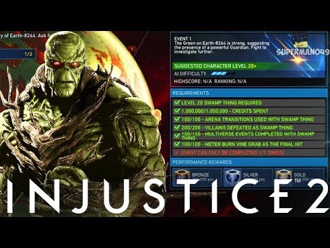 Injustice 2: Legendary Gear Progress For Batman, Bane & Swamp Thing (Injustice 2 "Legendary" Gear)