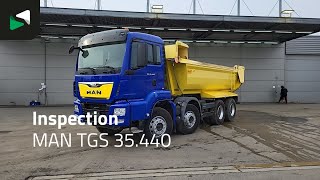 Cami&atilde;o basculante MAN TGS 35.440 8X4 14m3 tipper Steelsuspension Big-Axle Retarder Aut | Imagem 4 - Autoline