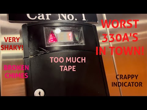 HORRID CRAPPP!!! Schindler HT 330A Hydraulic Elevators at Staybridge Suites, Wilmington NC