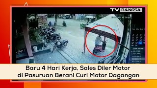 Baru 4 Hari Kerja, Sales Diler Motor di Pasuruan Berani Curi Motor Dagangan