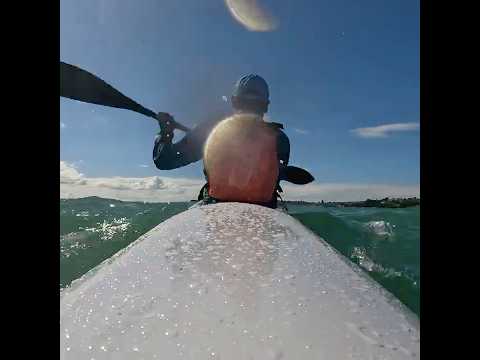 Cold & windy #surfski #kayaking #paddler #newzealand