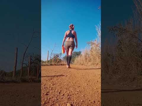 Caminhada sertaneja Comunidade Santa Rita município Vianópolis Goiás Brasil