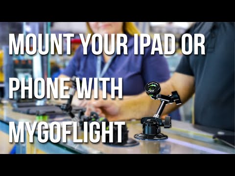 The Easiest Way to Mount Your iPad or Phone in the Cockpit – MyGoFlight Setup