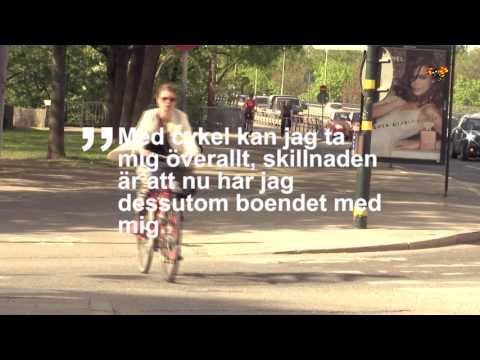 Tröttnade på lägenheten – byggde cykelhus på 3 kvadrat