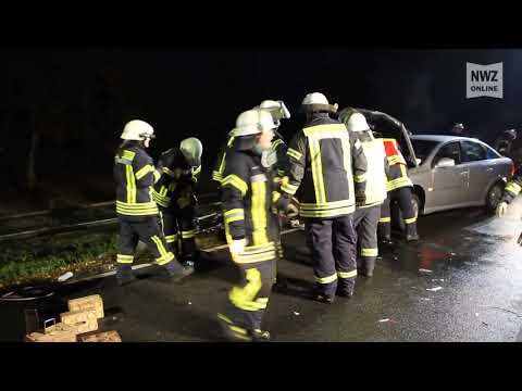 Unfall bei Ganderkesee: Motorradfahrer gerät unter PKW