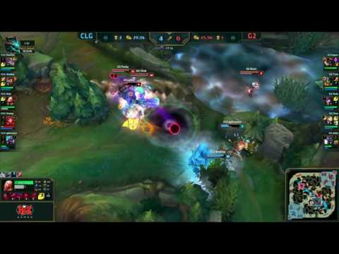 CLG vs G2 - Aphromoo's great save