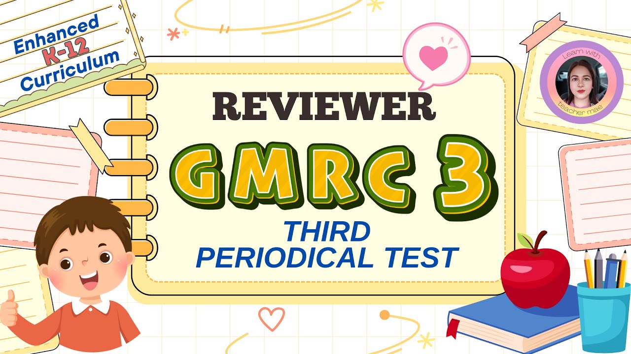 GMRC 3 Third Periodical Test Reviewer - Enhanced K-12 Curriculum