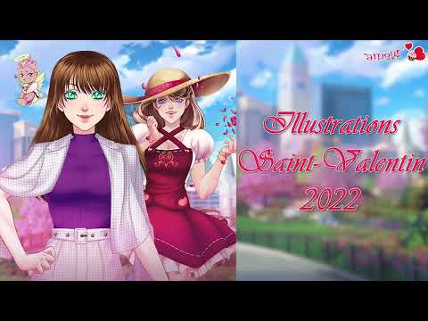 📸 Amour Sucré 🥰 Illustrations Saint-Valentin 2022
