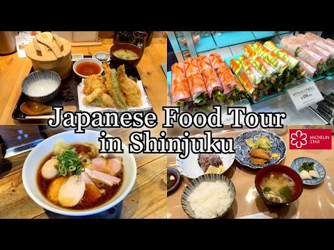 Exciting Japanese Food Tour including Michelin Starred restaurant in Shinjuku! No.1 town in Tokyo!