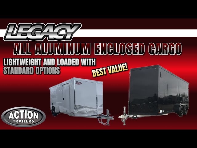 2025 LEGACY SERIES LEGACY LITE TA BARN DOORS ALL ALUMINUM ENCLOS in Cargo & Utility Trailers in London