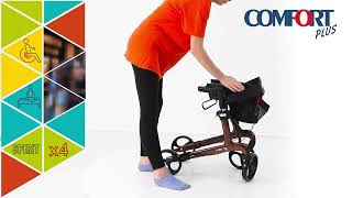 Comfort Plus Spırıt X4 Karbon Fiber Rolatör Yürüteç