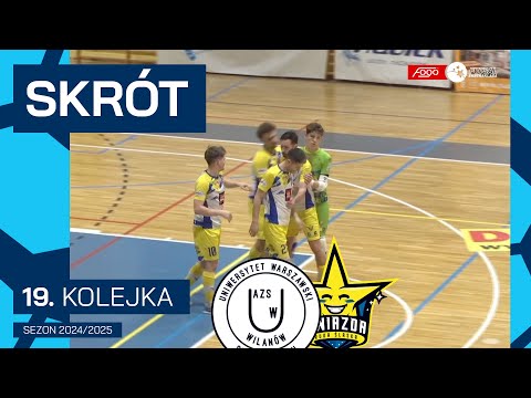 AZS UW Darkomp Wilanów - Gwiazda Ruda Śląska 3:12 | SKRÓT | 19. kolejka (2024/25)