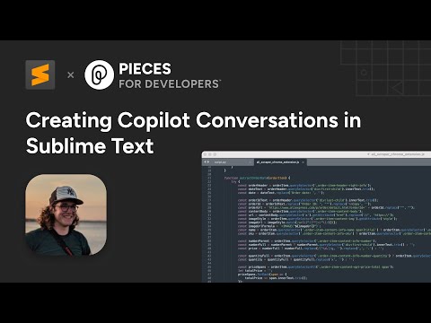 Creating Copilot Conversations with the Pieces Sublime Text Plugin