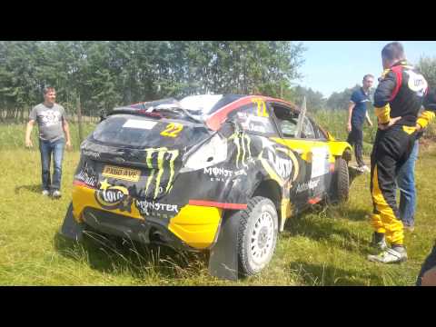 71. Rajd Polski Hołowczyc po wypadku OS13