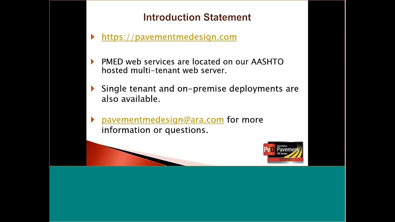 Materials Software Use Introduction to Pavement ME Design Version 3 0