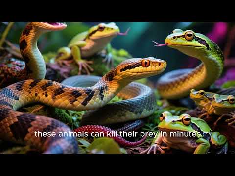 5 Tiere mit so starkem Gift, dass sie innerhalb von Minuten töten können!