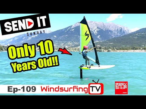 Only 10 years old... Foiling 1 month!! - #109 - Send it Sunday