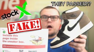 I Sold FAKE Sneakers on STOCKX and They ACTUALLY Passed?! (Air Jordan 1 Mocha)
