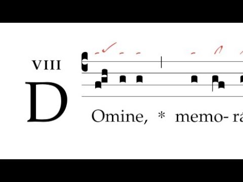 Communio: Domine, memorabor