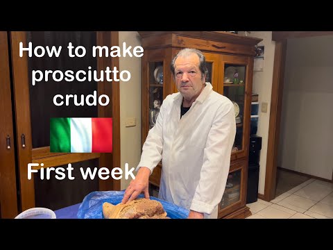 Step-by-step | How to prepare homemade prosciutto crudo | Traditional way | First week