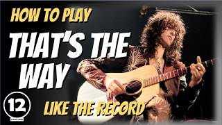 That's the Way - Led Zeppelin | Guitar Lesson
