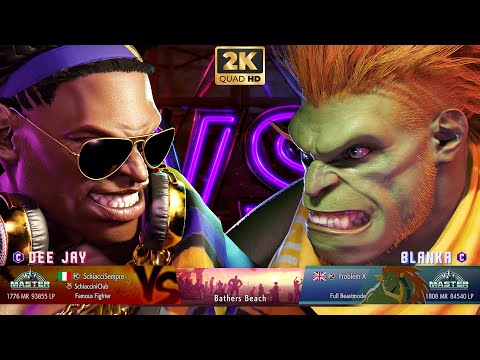 Street Fighter 6 🔥 SchiacciSempre (DEE JAY) VS Problem X (BLANKA) 🔥 Ranked Match 🔥 SF6 [2K ACTION]