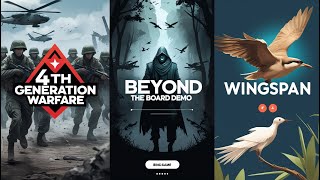 Обзор 4th Generation Warfare, Beyond The Board Demo, WINGSPAN (КРЫЛЬЯ)