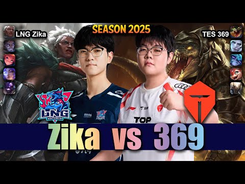 TES 369 vs LNG Zika - 369 RENEKTON vs Zika AMBESSA Top - Patch 25.16 KR Ranked | lolrec