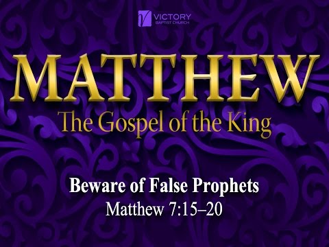 39) Beware Of False Prophets