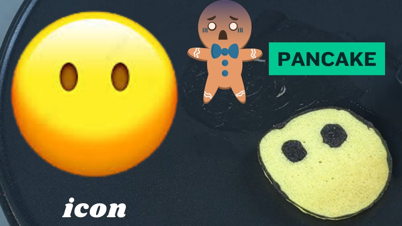 "When the 'messy' smiling faces rise to prominence:"- Pancake Art