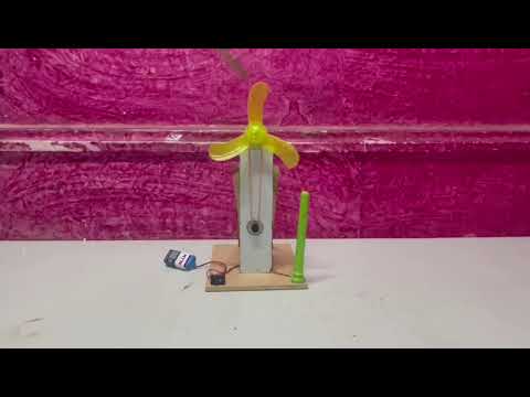 Wind mill automatic school project model