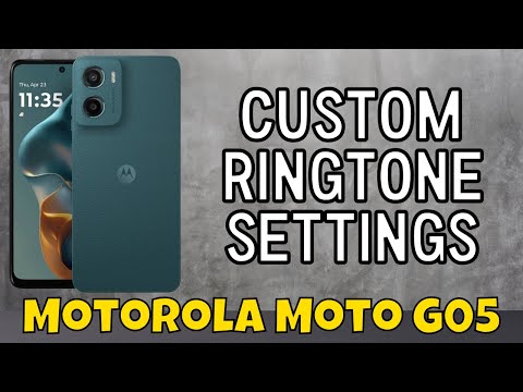 Motorola Moto G05 Set Custom Ringtone || How to set custom ringtone || Custom ringtone settings