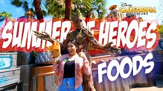 Summer of Heroes Foods at Disney California Adventure!