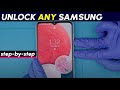 How To Unlock A Samsung Phone Password Network Google Account Guide