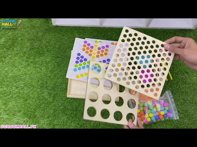 ألعاب تعليمية 2 في 1  فرز الألوان و الذاكرة للأطفال